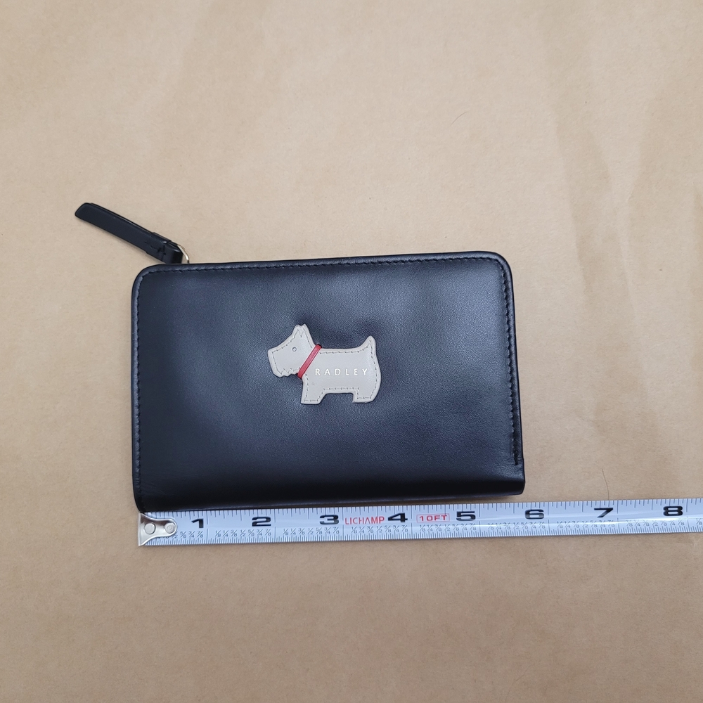 Radley Black Wallet with Dog Logo - Picture 3 of 12